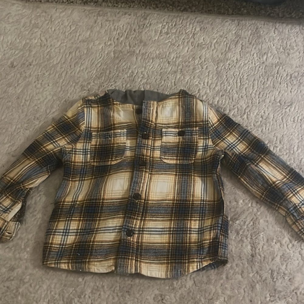 Plaid Baby Yellow T-shirt